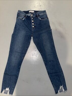 Abercrombie high rise super skinny ankle jean 27R